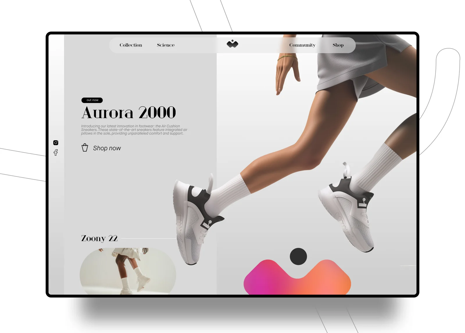 Aurora frame